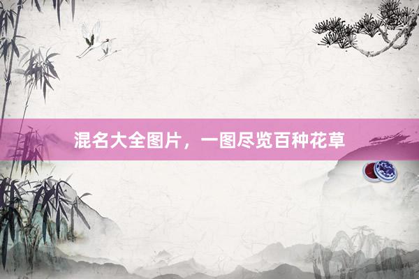 混名大全图片,一图尽览百种花草
